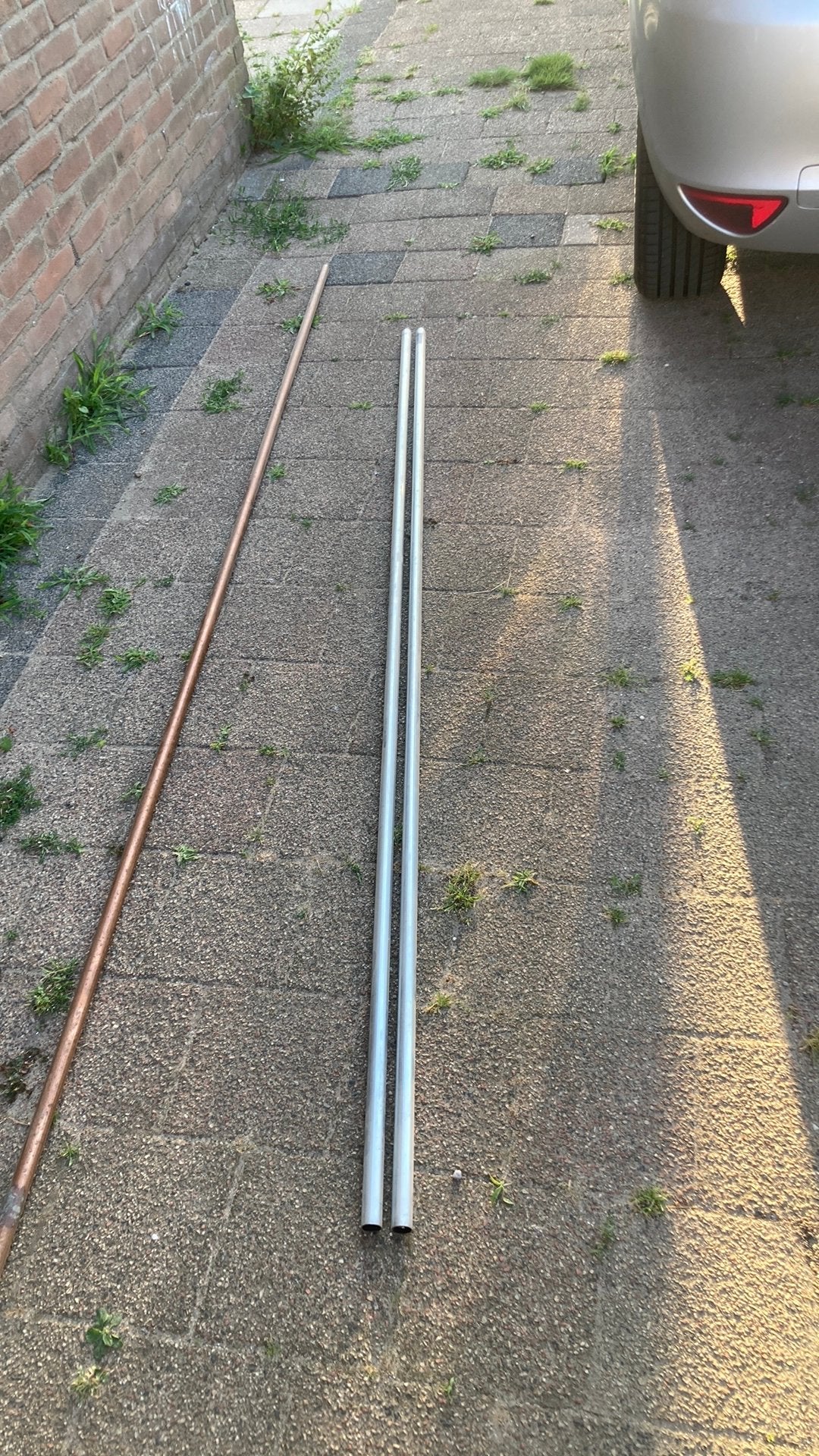 22mm staal cv leiding, Ophalen, Overige materialen, Overige typen, 20 tot 40 mm
