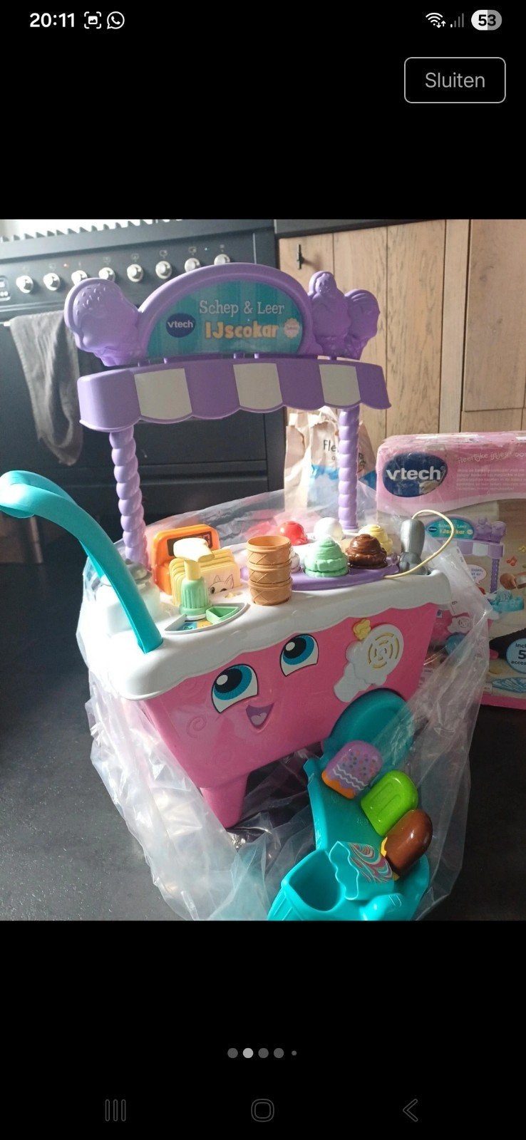 Vtech ijscokar Deluxe, Kinderen en Baby's, Ophalen of Verzenden