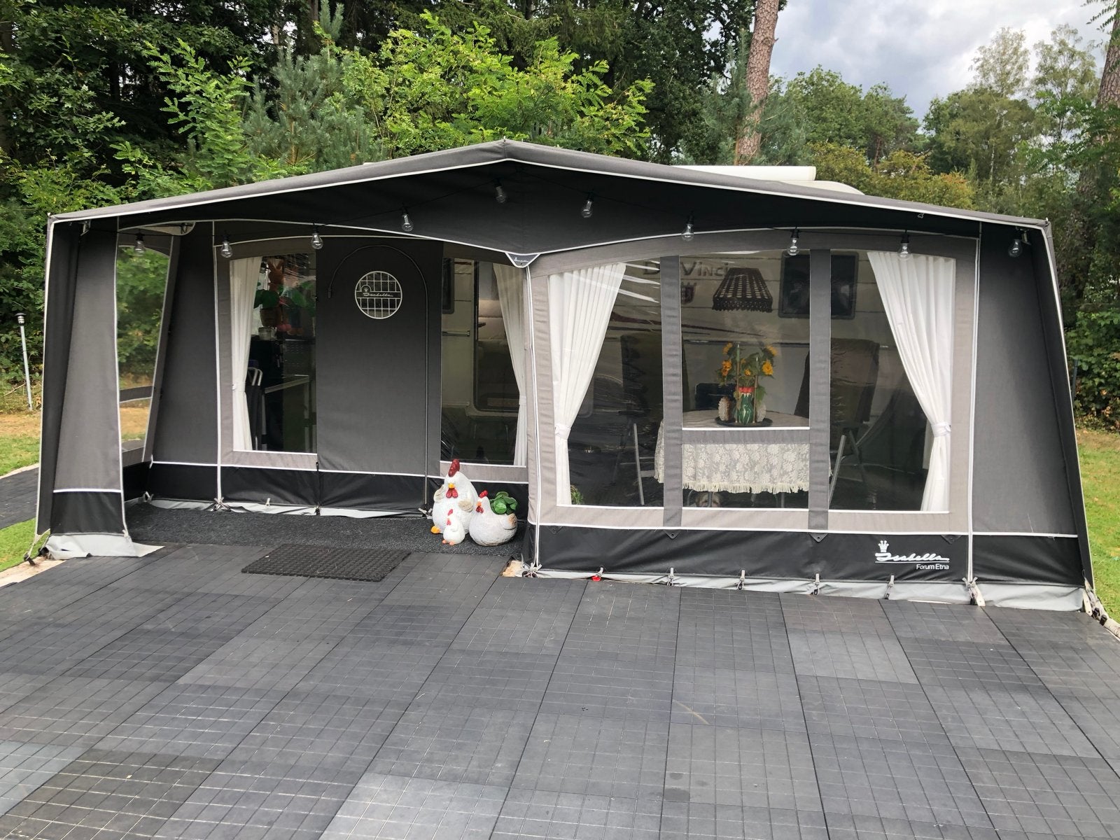 Isabella Forum Etna G18 Voortent Omloopmaat 989 Megaframe, Caravans en Kamperen, Voortenten en Luifels, Ophalen, Gebruikt, Isabella
