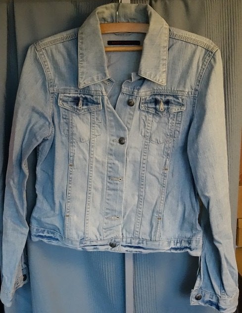 Lichtblauw spijkerjack van maat L - Eddy's Jackets, Blauw, Maat 42/44 (L), Ophalen of Verzenden, Eddy's Jackets
