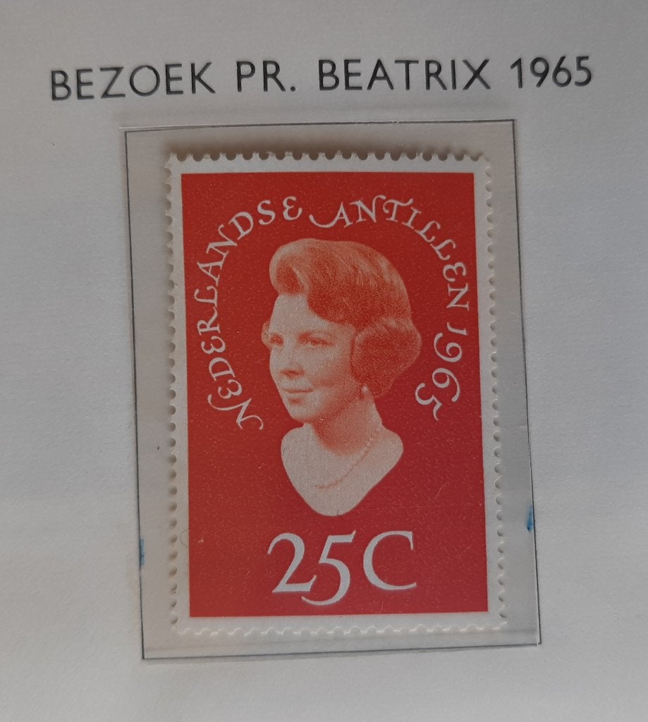 1965 Nederlandse Antillen Bezoek Prinses Beatrix Nvph 353, Ophalen