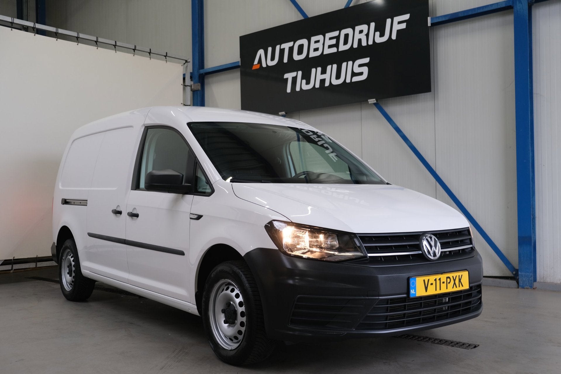 Volkswagen Caddy 1.0 TSI L2H1 BMT Maxi - Airco, Cruise, Trek, Auto's, Voorwielaandrijving, Gebruikt, Volkswagen, Wit