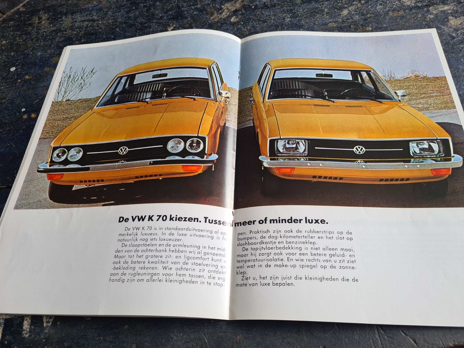 Volkswagen K70  8/72, Ophalen of Verzenden, Gelezen, Volkswagen