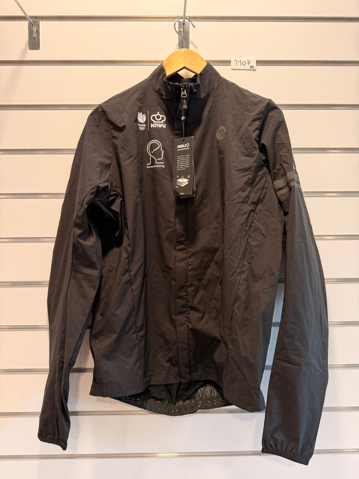Knwu / Agu Team NL Regenjas Nieuw Maat M, Fietsen en Brommers, Fietsaccessoires | Fietskleding, Ophalen of Verzenden, Nieuw, Bovenkleding