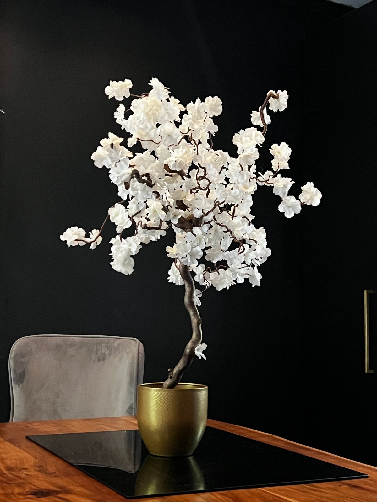 Bloesemboom wit, Ophalen, Binnen, 90 cm, Overige materialen