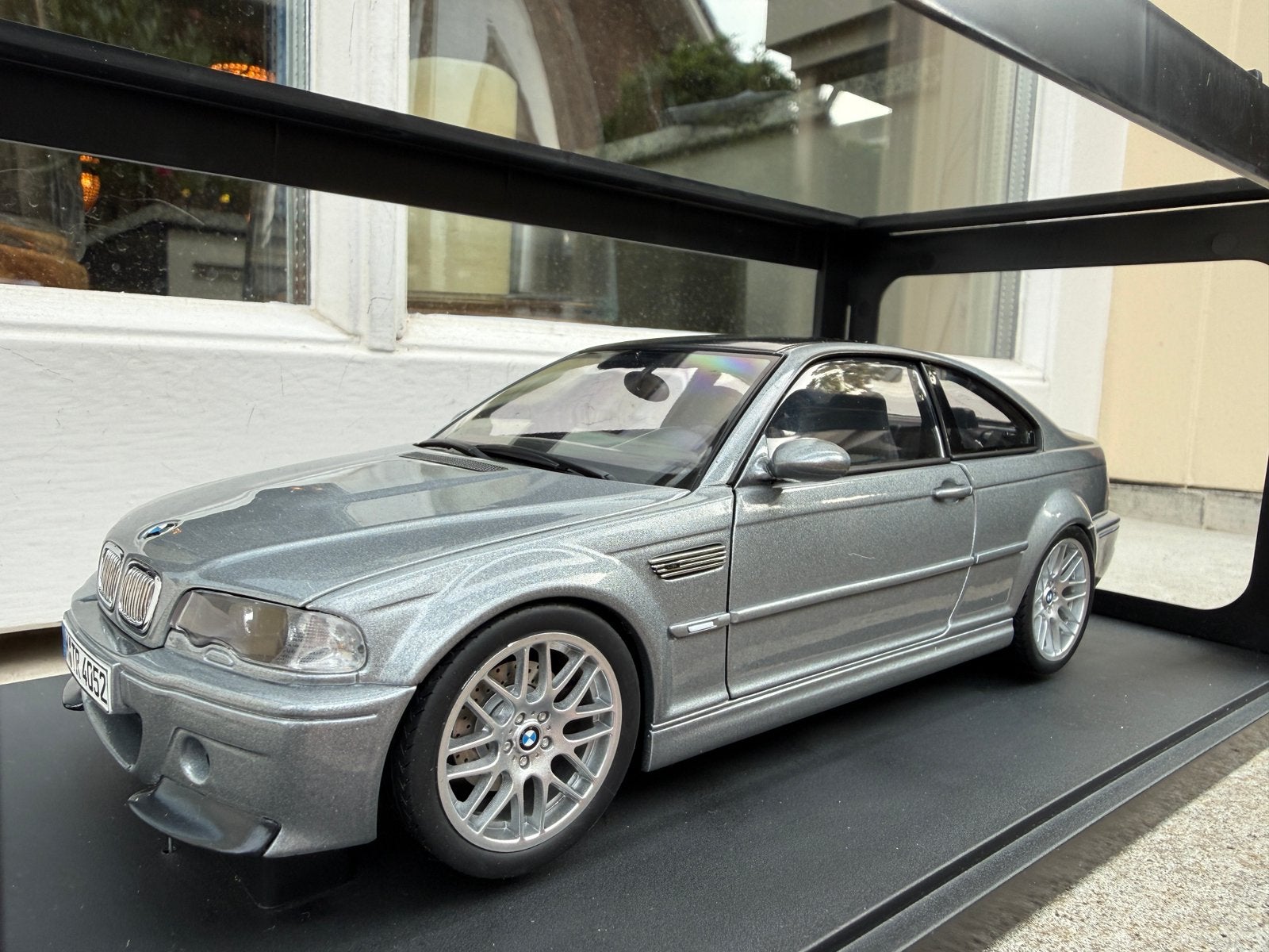 1:18 BMW E46 M3 CSL Steel Grey Metallic 2001 Autoart 70661, Auto, Autoart, Nieuw, Ophalen of Verzenden