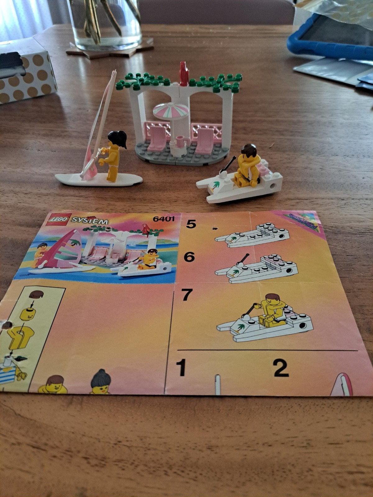 Lego Paradisa Set 6401 Seaside Cabana Compleet, Gebruikt, Overige thema's, Lego, Ophalen of Verzenden