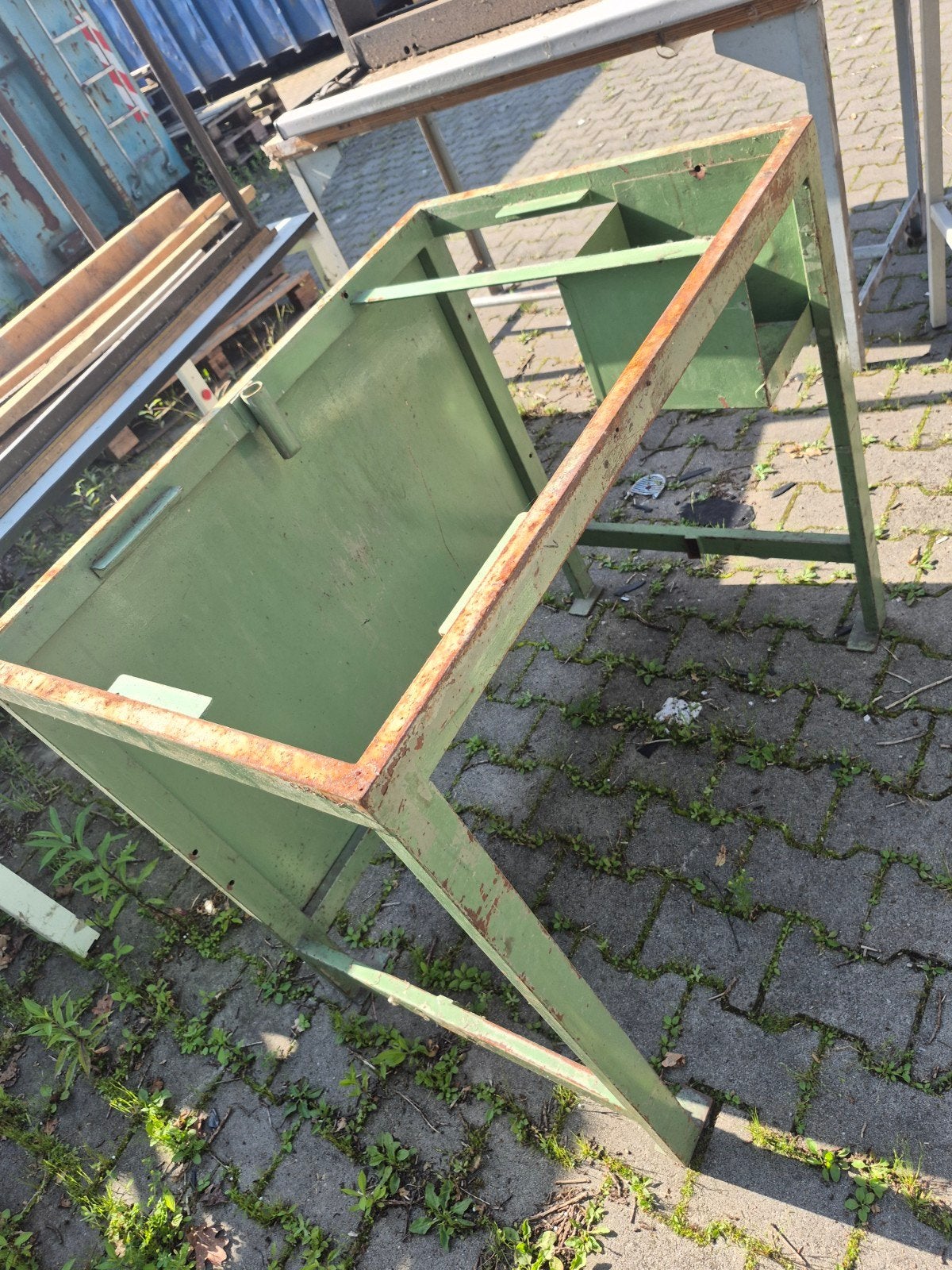 Robuust Stalen Frame voor Werkbank - Gebruikt, Ophalen, Gebruikt, Onbekend, Onbekend