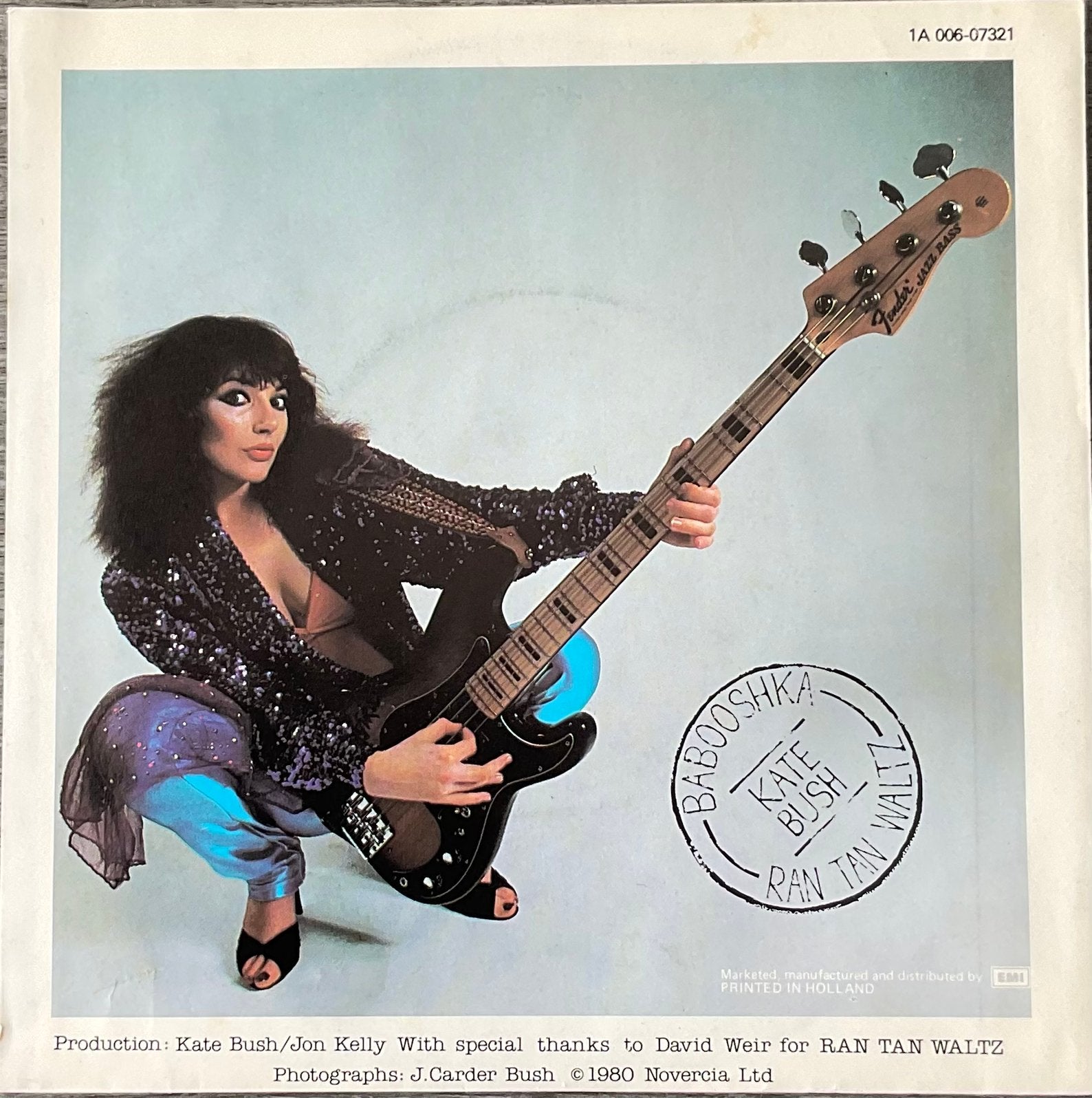KATE BUSH - Babooshka (NL’80) ALS NIEUW (NL15/UK5), Verzenden, Zo goed als nieuw, 7 inch, Pop