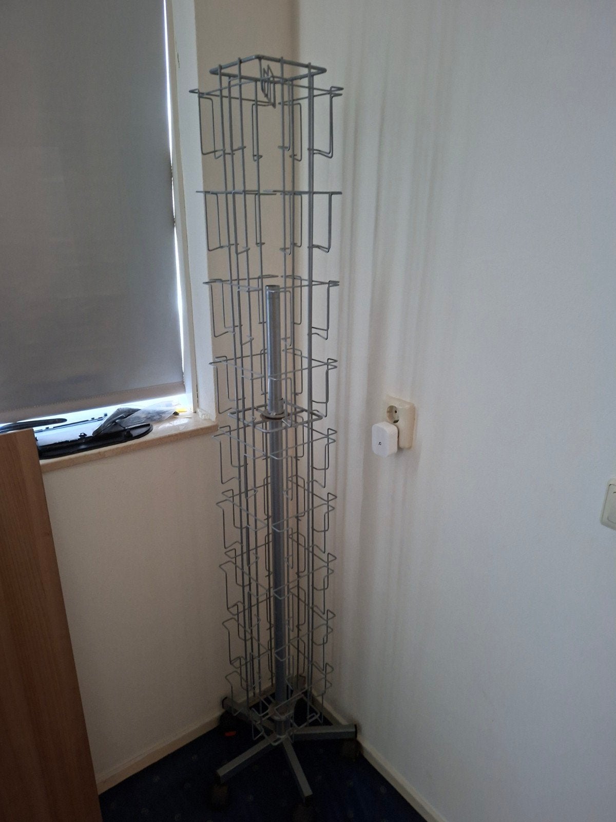 kaartenrek op wieltjes ijzer 160 cm hoog  (Zutphen), Ophalen, Gebruikt, Overige thema's, Overige typen