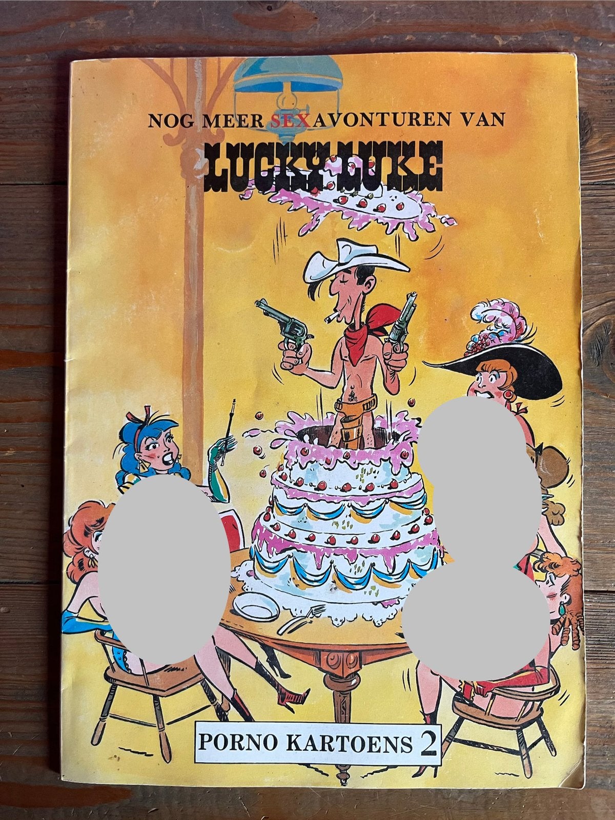 Sexavonturen van Lucky Luke - Parodie, Boeken, Eén stripboek, Ophalen of Verzenden, Gelezen