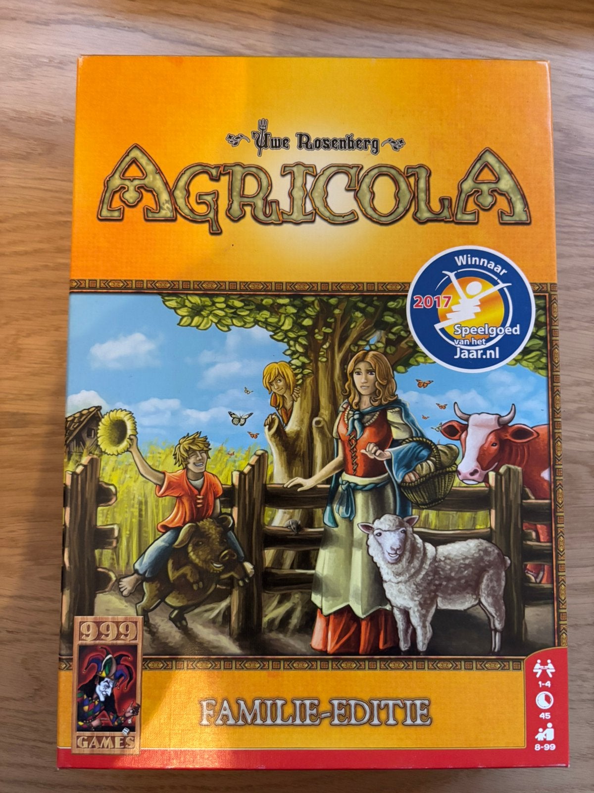 Agricola familie editie, Hobby en Vrije tijd, Gezelschapsspellen | Bordspellen, Ophalen of Verzenden, Zo goed als nieuw