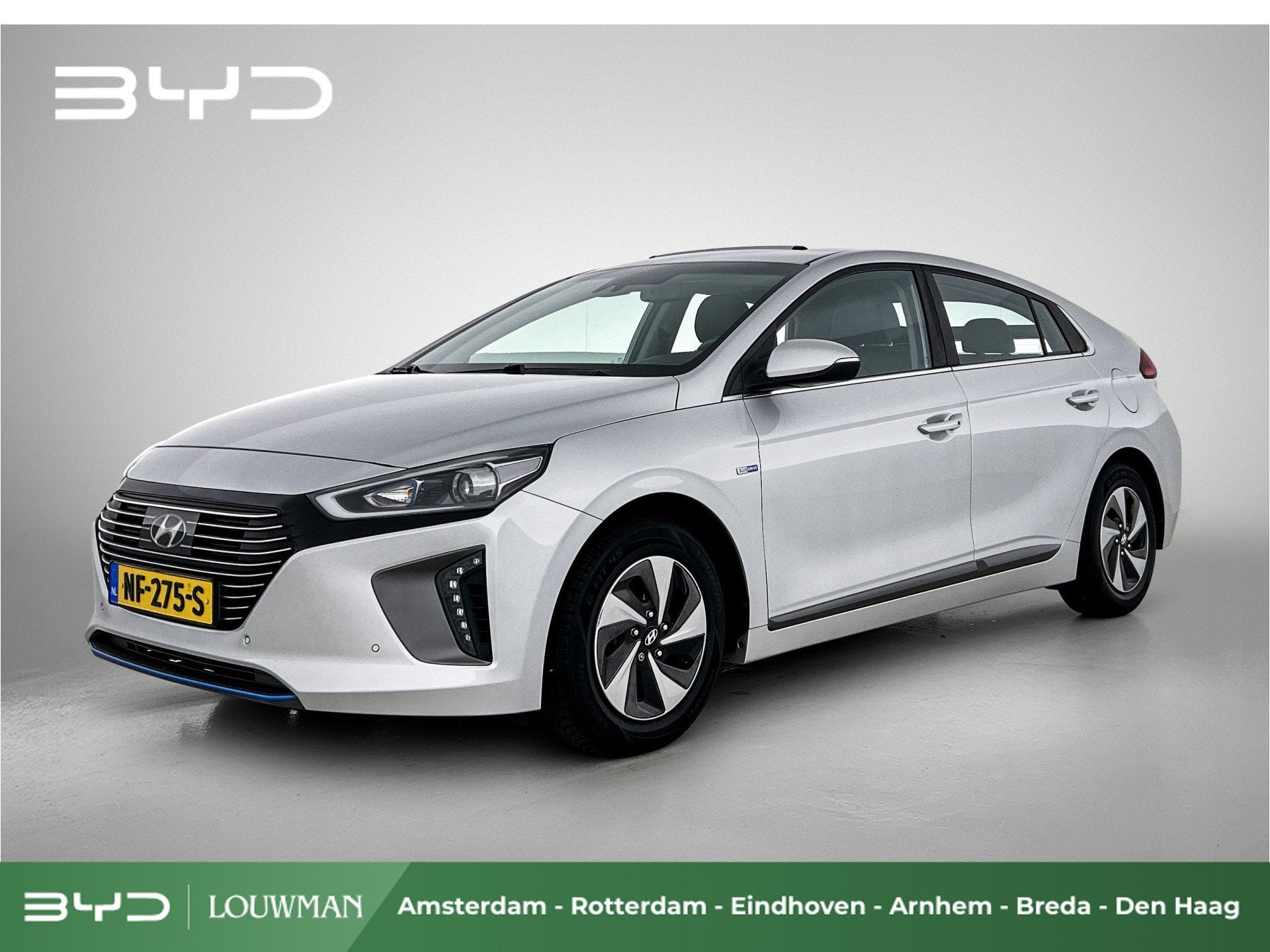 Hyundai IONIQ 1.6 GDi Premium | Origineel NL | Leder | Elekt, Auto's, 1345 kg, Gebruikt, Bedrijf, IONIQ
