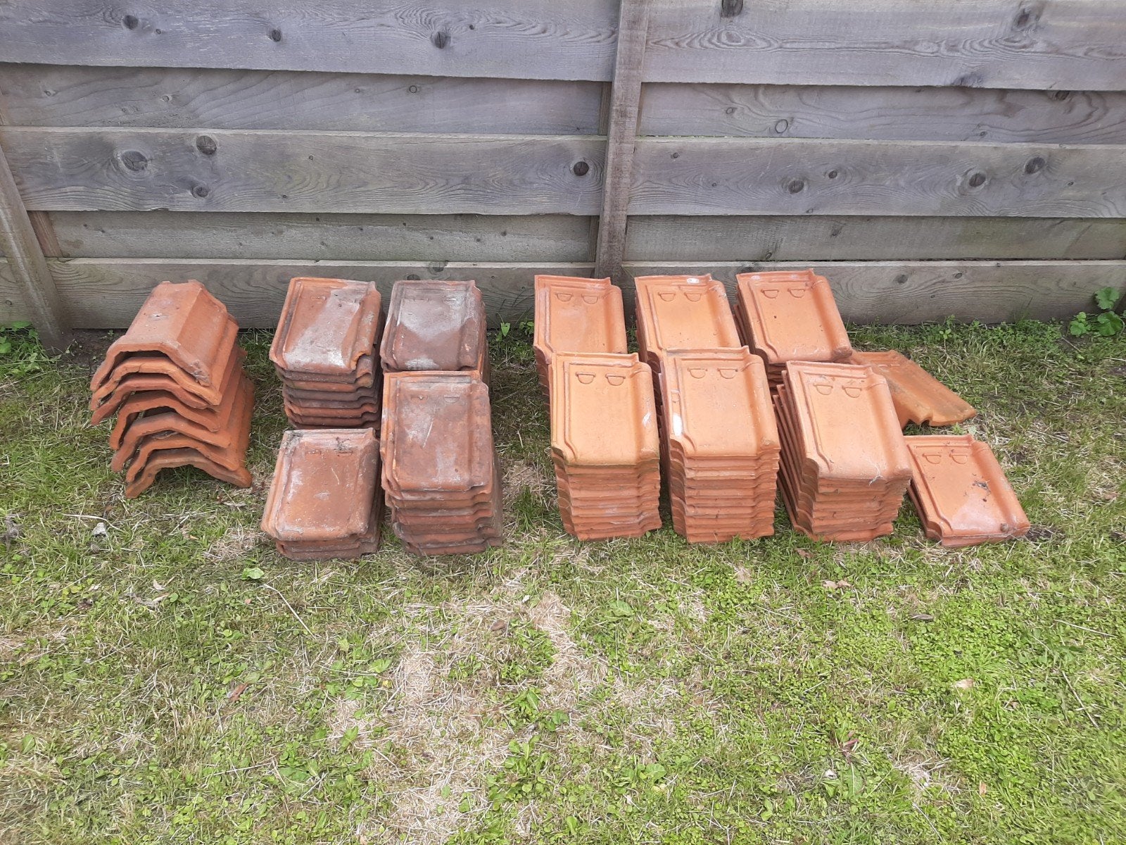 Partij dakpannen, Ophalen, Steen of Klei, 15 m² of meer, Dakpannen