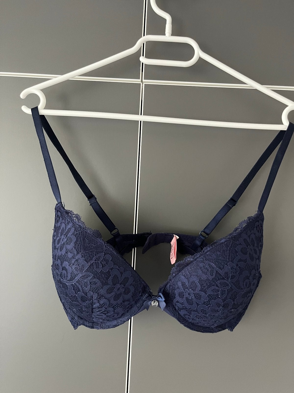 Hunkemöller Push-up BH - Donkerblauw kant, Ophalen of Verzenden, Blauw, BH