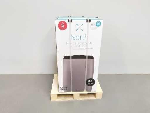 Duux North 9K BTU Stille Smart Mobiele Airco met Verwarming, Ophalen, Koelen en Ontvochtigen, Minder dan 60 m³, Timer