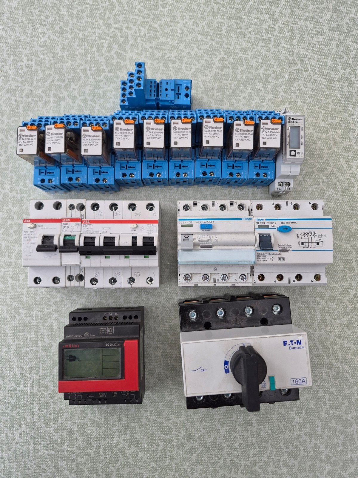 Div. elektrische componenten: relais, automaten, schakelaa, Ophalen of Verzenden, Gebruikt, ABB, Aardlekschakelaar