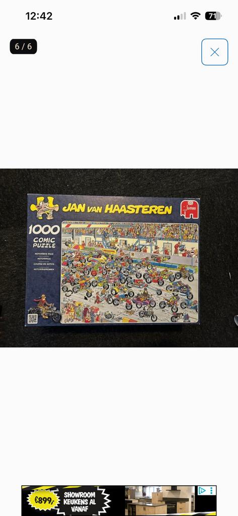 Diverse Van haasteren 1000 stukjes, Ophalen, 500 t/m 1500 stukjes, Zo goed als nieuw