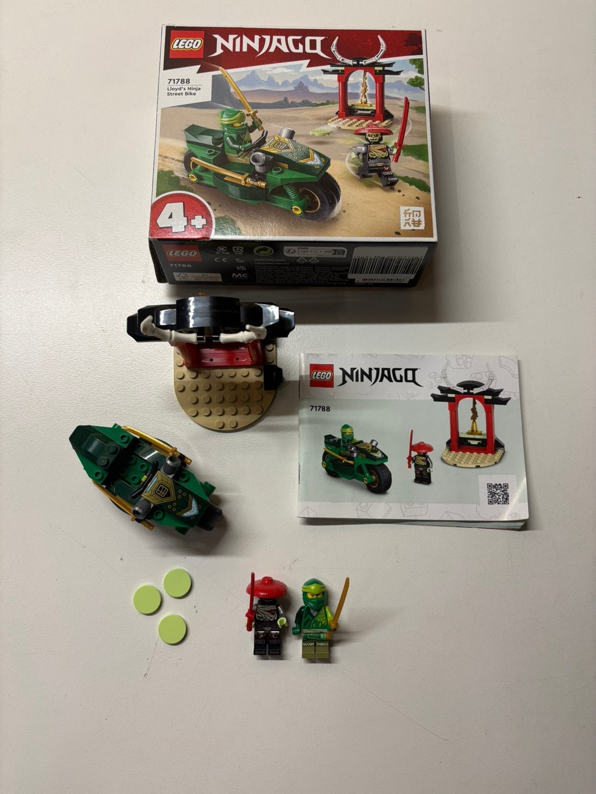Lego Ninjago 71788 Lloyd’s ninja street bike, Lego, Ophalen of Verzenden, Zo goed als nieuw, Compleet
