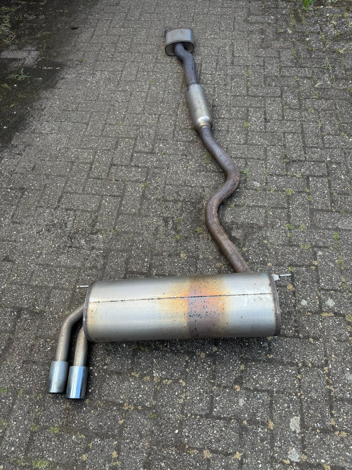 Originele Bmw 320i / 420i uitlaat compleet, Ophalen, Gebruikt, BMW