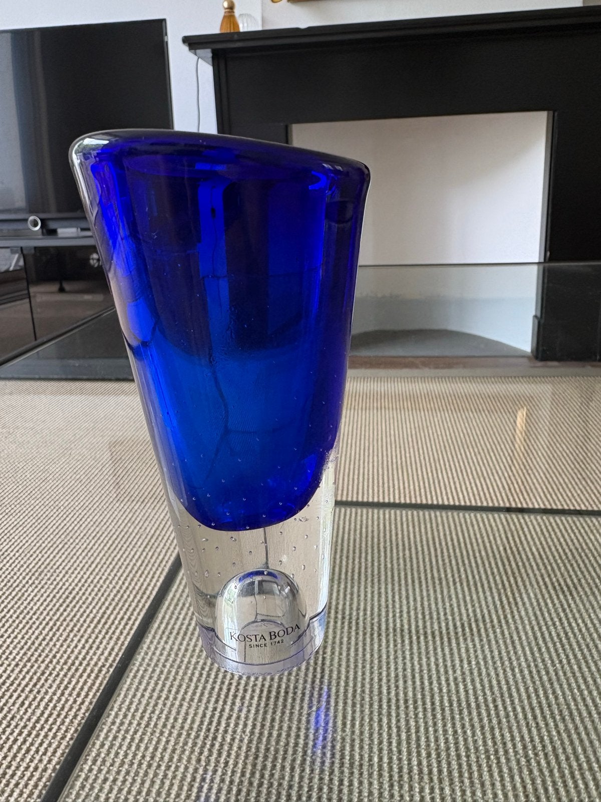 Kosta Boda Vaas - Kobaltblauw Glas, Ophalen