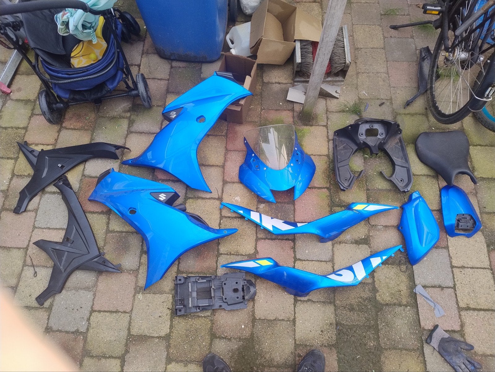 gsxr125 kappenset, Ophalen of Verzenden, Zo goed als nieuw