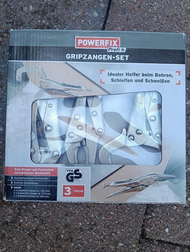 POWERFIX Profi Griptangenset - 3-delig, Ophalen, Nieuw