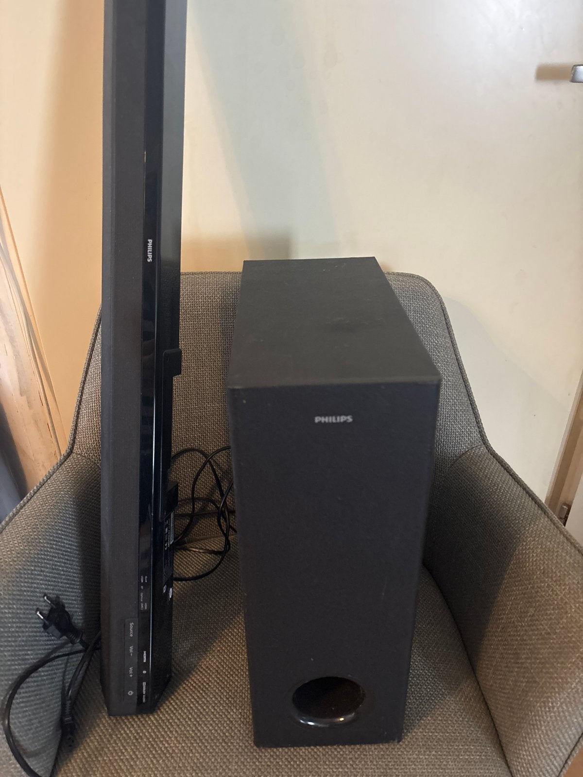 Philips HTL3320/10 Soundbar met draadloze subwoofer, Ophalen, Bluetooth, Gebruikt