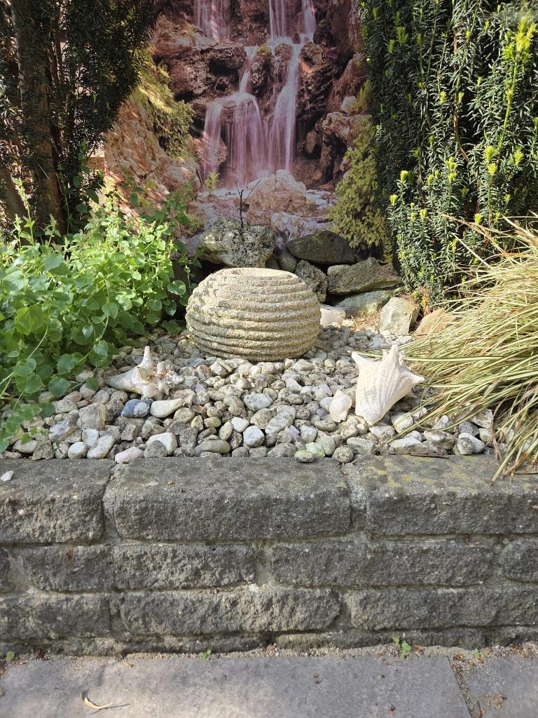 een water ornament in je tuin, Ophalen, Gebruikt, Graniet, Waterornament