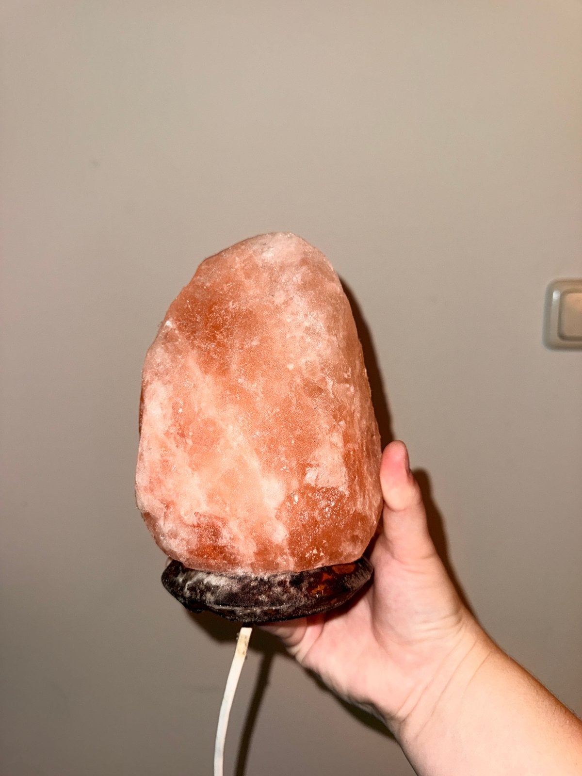 Zoutlamp groot, Roze, Ophalen