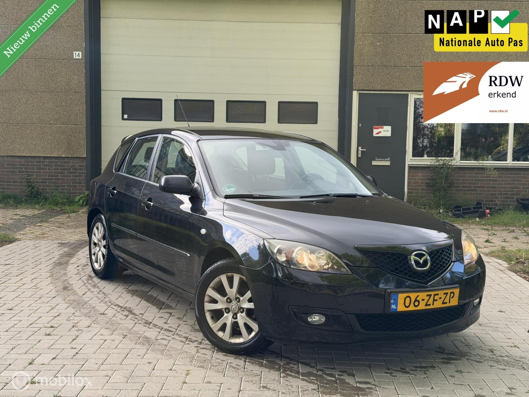 Mazda 3 1.6 S-VT Business Edition AIRCO|NAP, Auto's, Voorwielaandrijving, 4 cilinders, 1165 kg, Zwart