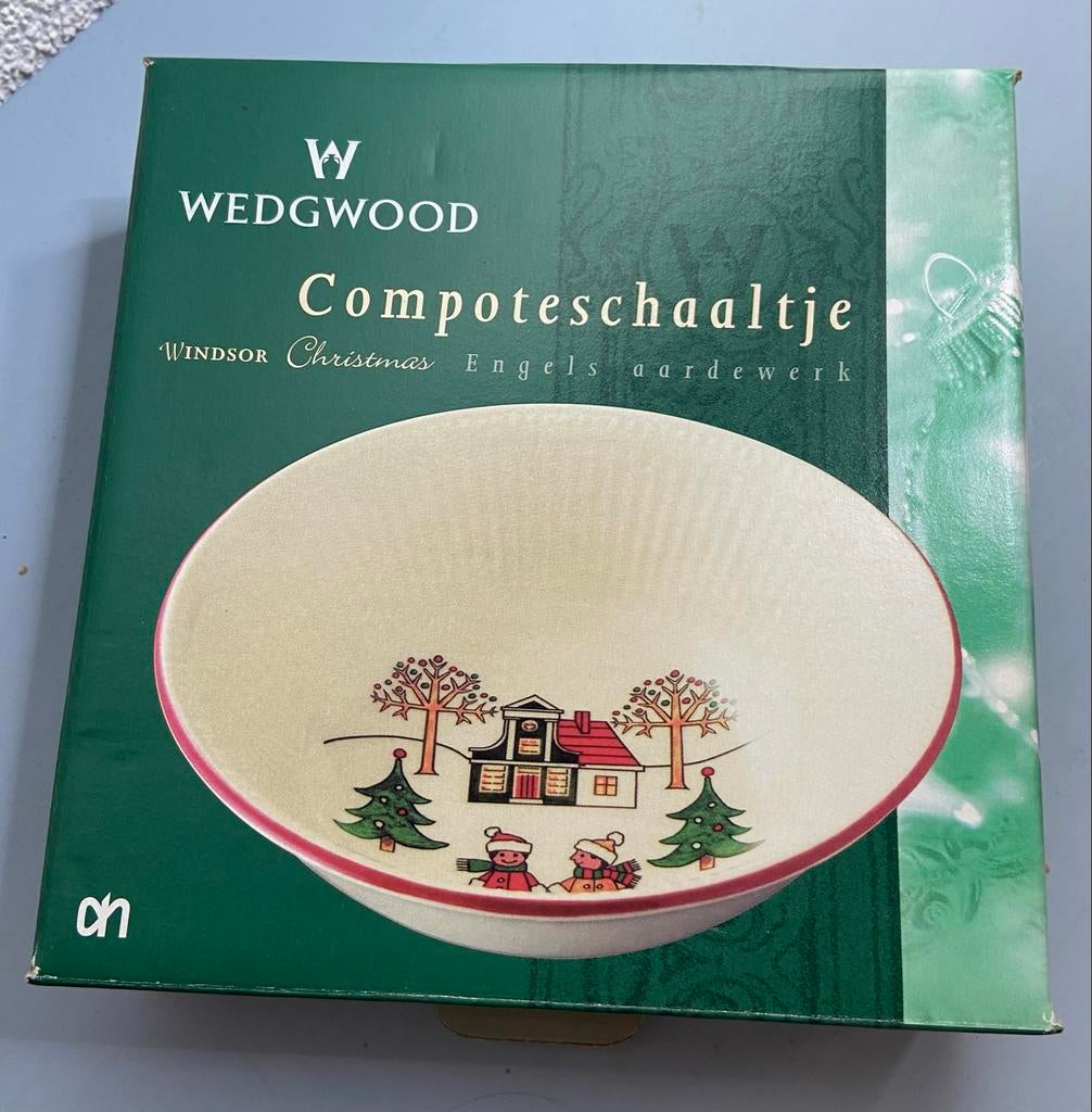 Wedgwood Windsor Christmas Compoteschaaltje - Nieuw, Antiek en Kunst, Ophalen of Verzenden