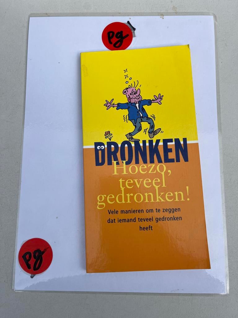 Dronken: Hoezo, teveel gedronken! - Humoristisch boekje, Ophalen of Verzenden, Zo goed als nieuw