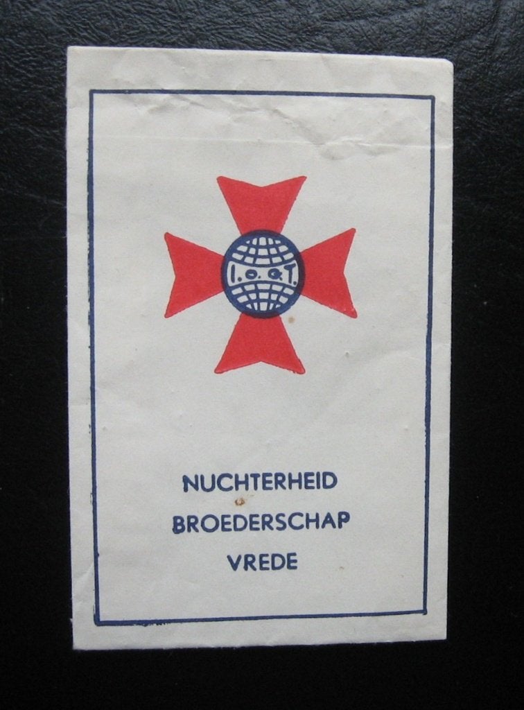 17-6020 Orde Goede Tempeliers Nuchterheid Broederschap Vrede, Ophalen of Verzenden, Nederland