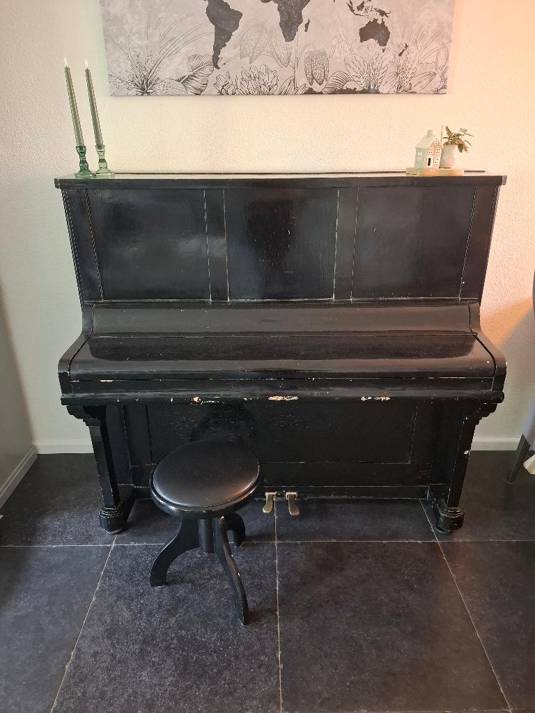 Piano, Ophalen, Gebruikt, Zwart, Piano