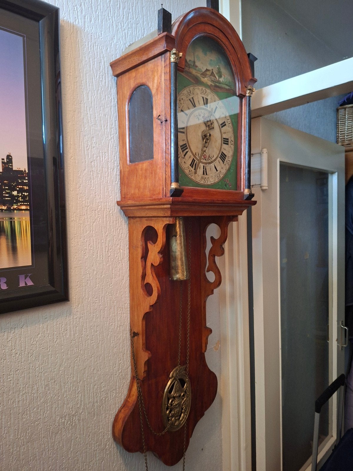 Friese staartklok, Ophalen