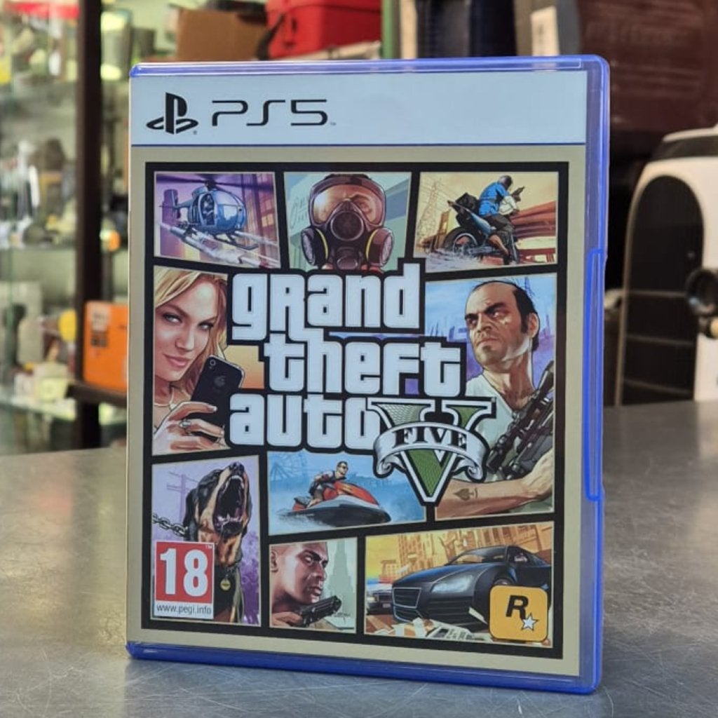 PS5 Game | Grand Theft Auto 5 (GTA V), Rockstar Games, Zo goed als nieuw, https://support.rockstargames.com/, 622 Broadway, New York, NY 10012, Verenigde Staten