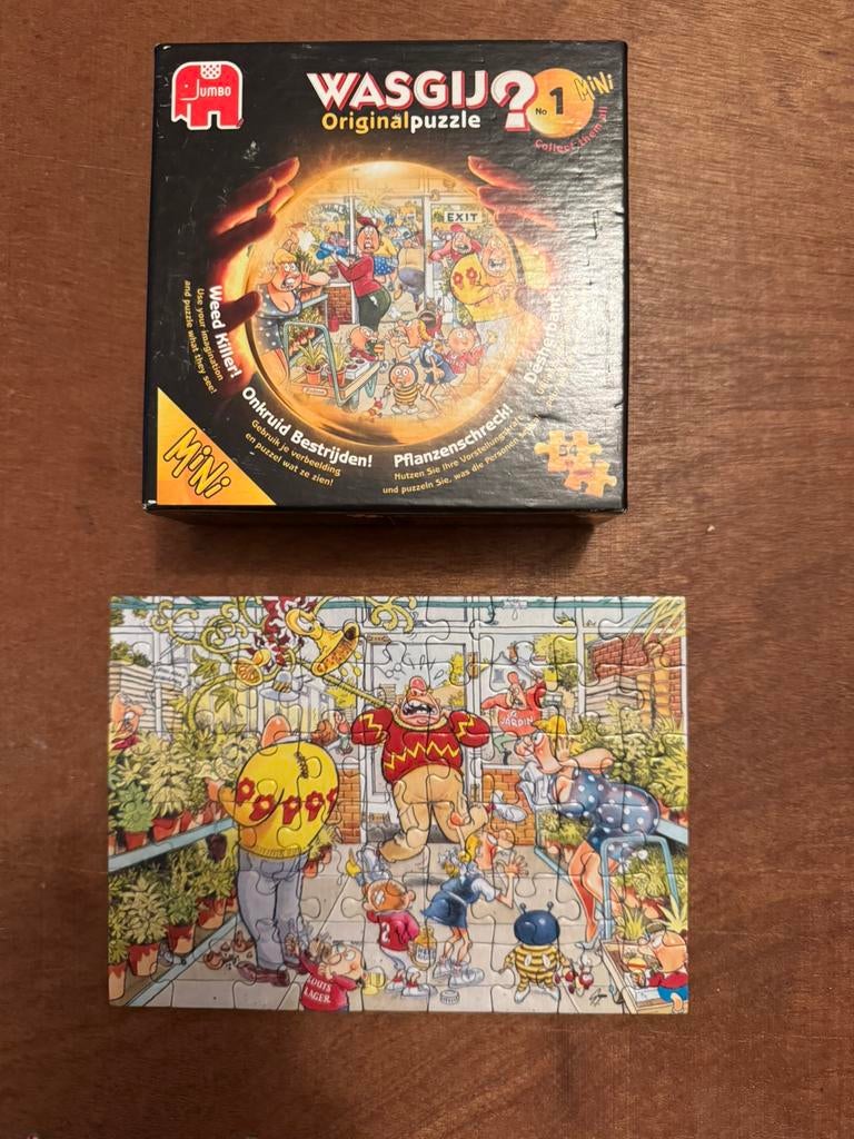 Wasgij original mini ~ onkruid bestrijden ~ 54 stukjes, Ophalen of Verzenden, Minder dan 500 stukjes