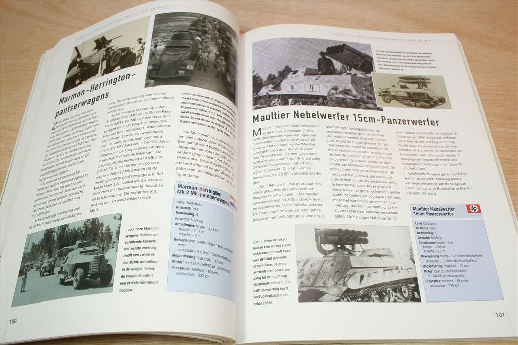 Pantservoertuigen — Overzicht 170 Voertuigen — Veel Foto's, Boeken, Oorlog en Militair, Ophalen of Verzenden, Tweede Wereldoorlog