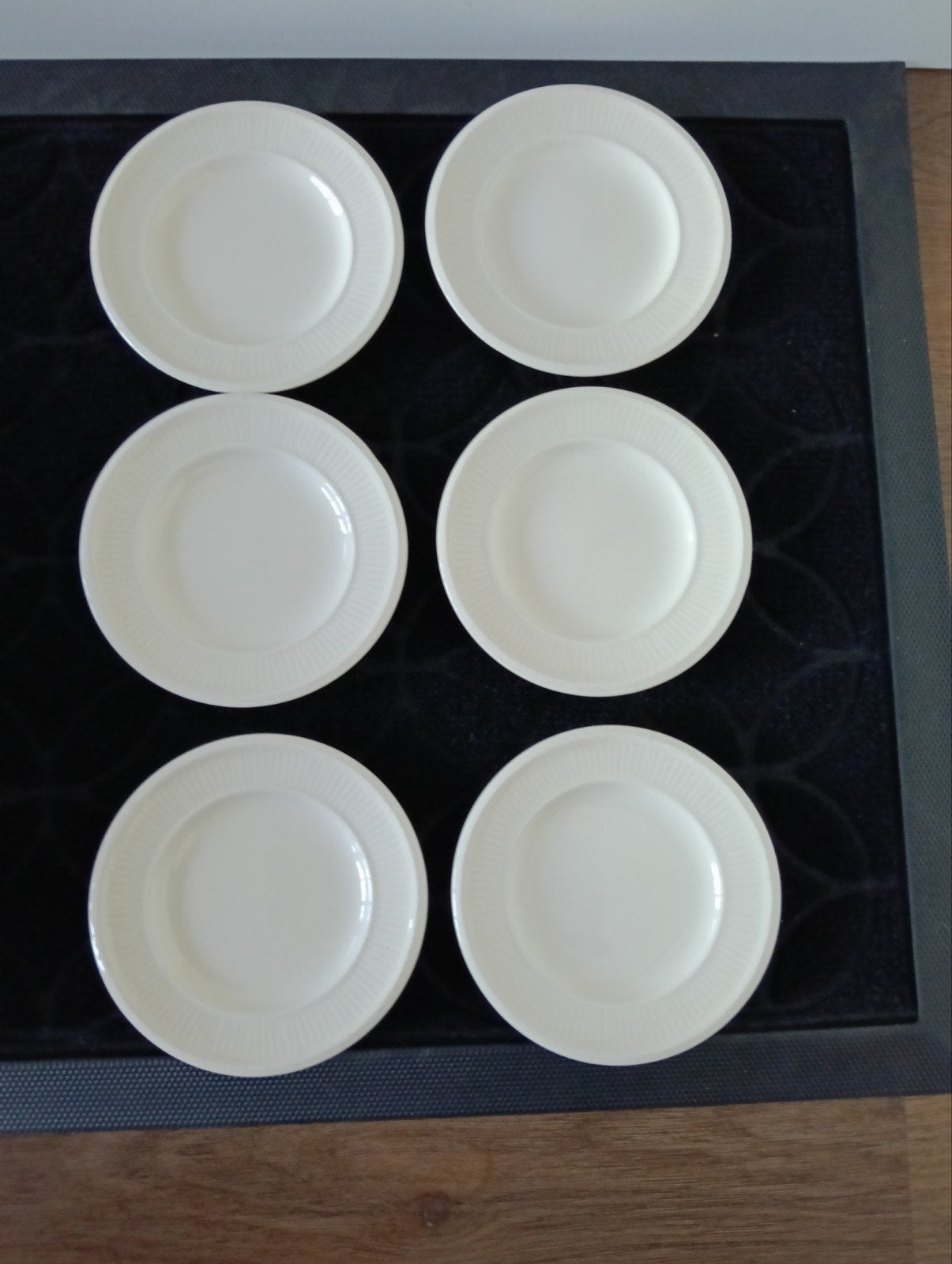 6 Wedgwood Etruria & Barlaston schoteltjes, Ophalen of Verzenden