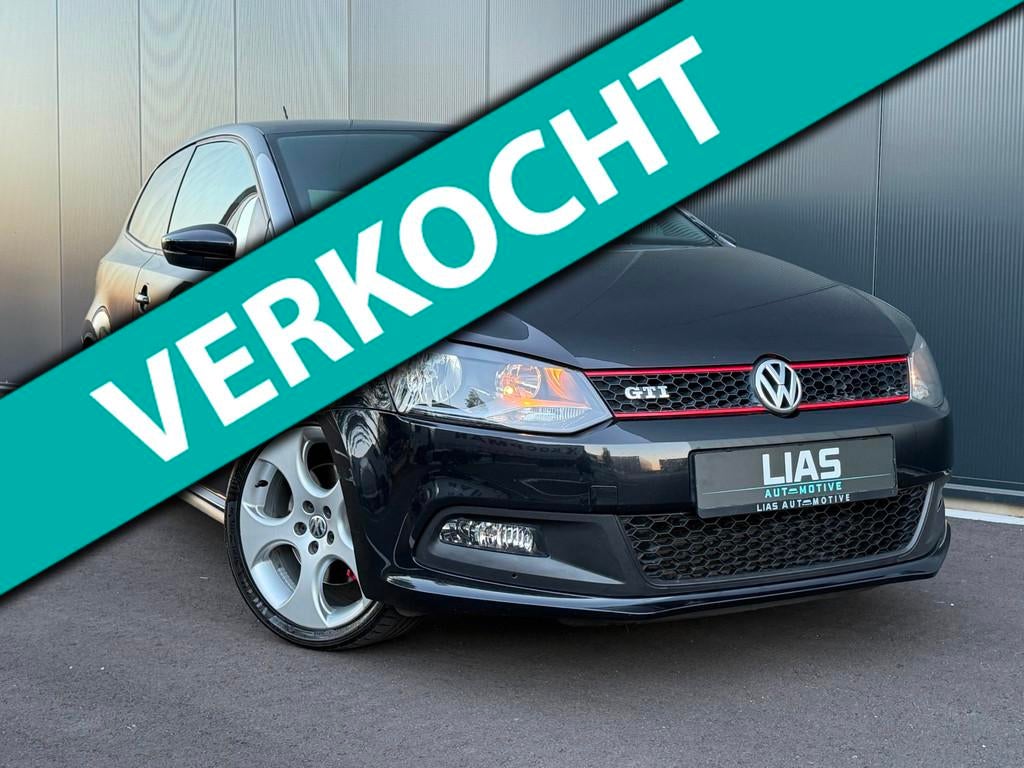 Volkswagen Polo 1.4 TSI GTI | VW dealer onderhouden | Volled, Stof, Zwart, 4 cilinders, Zwart