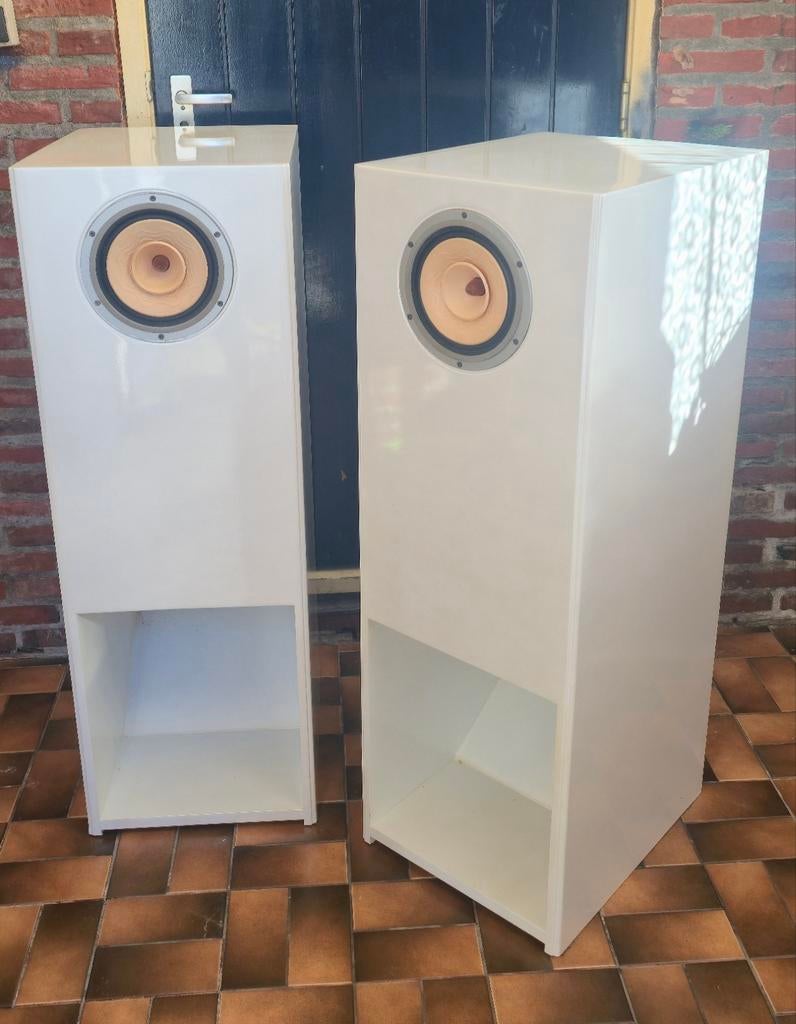 Lii Audio Silver-8
150kg wit metallic, Audio, Tv en Foto, Luidsprekers, Zo goed als nieuw, Front, Rear of Stereo speakers, 120 watt of meer