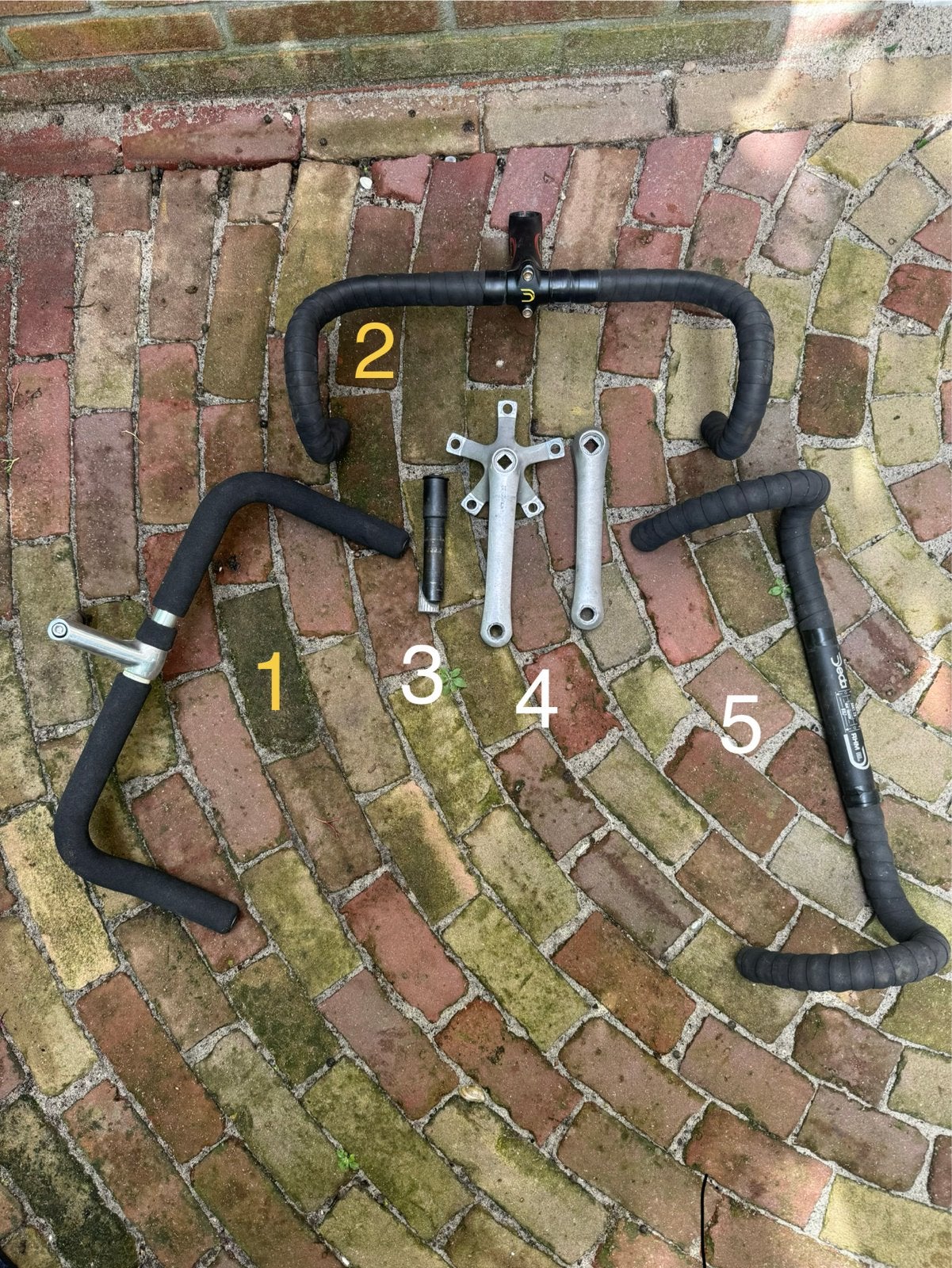 Diverse fiets onderdelen, Ophalen of Verzenden, Gebruikt, Racefiets, Stuur