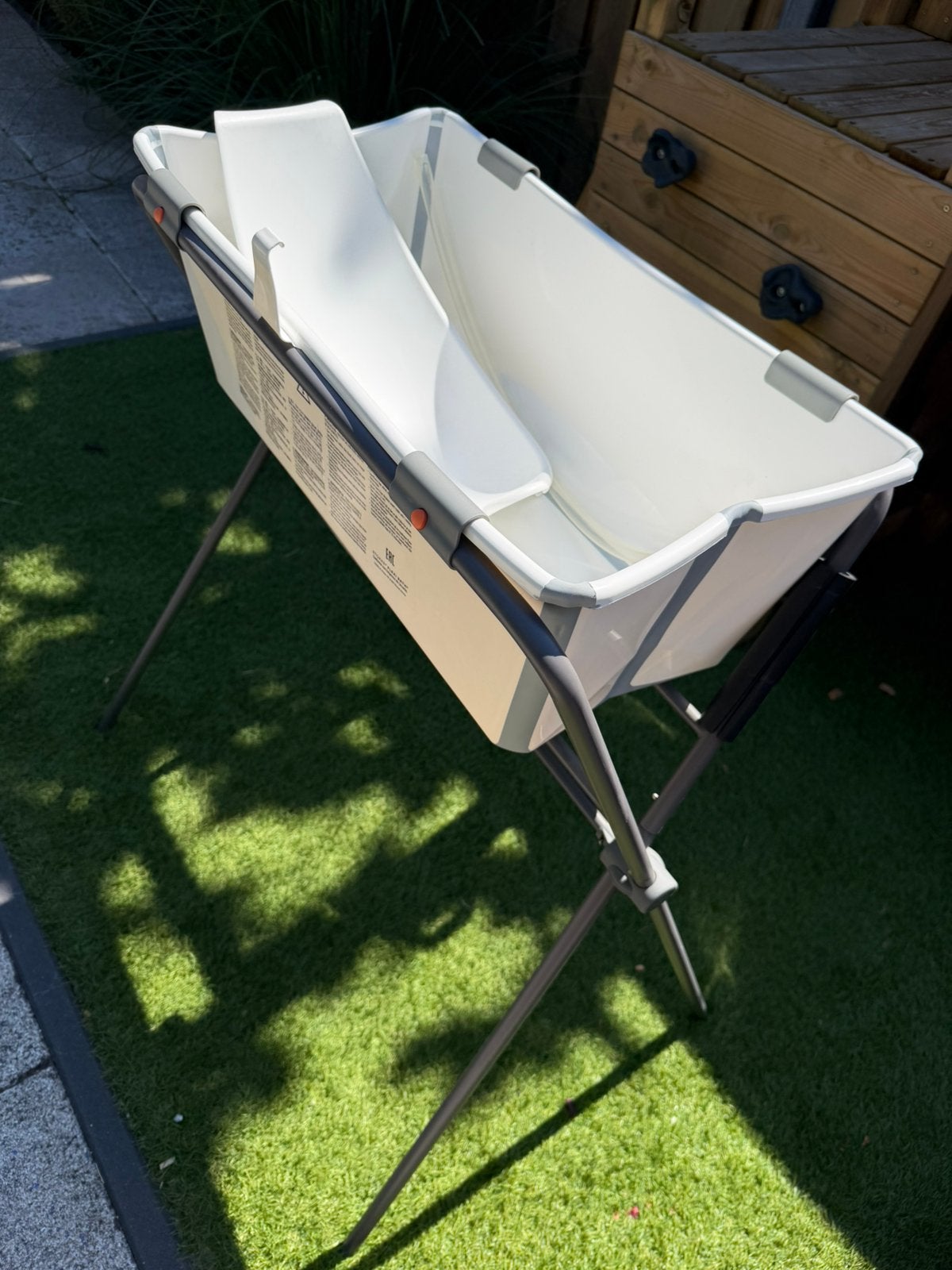 Stokke Flexi Bath met standaard, Kinderen en Baby's, Badjes en Verzorging, Ophalen, Zo goed als nieuw, Badje, Standaard