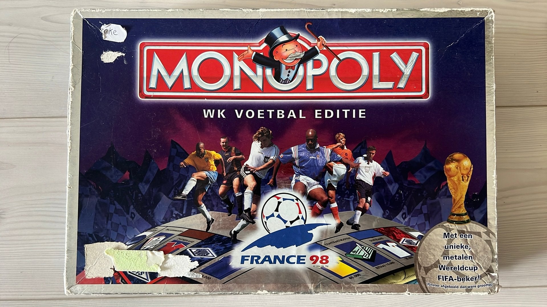 Monopoly wk voetbal 1998 editie, Verzenden, Zo goed als nieuw