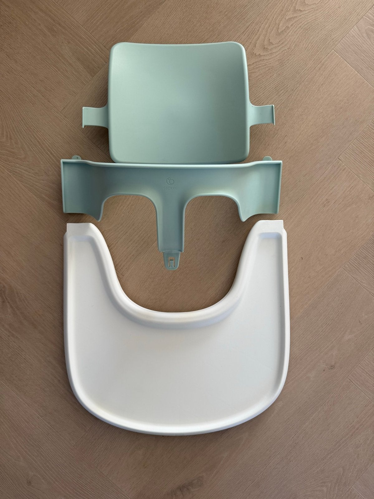 Stokke Tripp Trapp Babyset en Tray - Goede staat, Ophalen of Verzenden, Meegroeistoel, Afneembaar eetblad