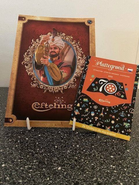 efteling jaarboekje met plattegrond, Ophalen of Verzenden