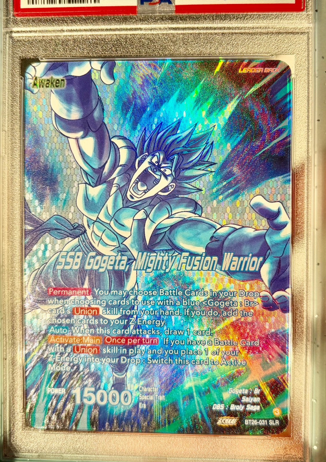 PSA 10 Gogeta SLR - pop 68, Ophalen of Verzenden, Zo goed als nieuw
