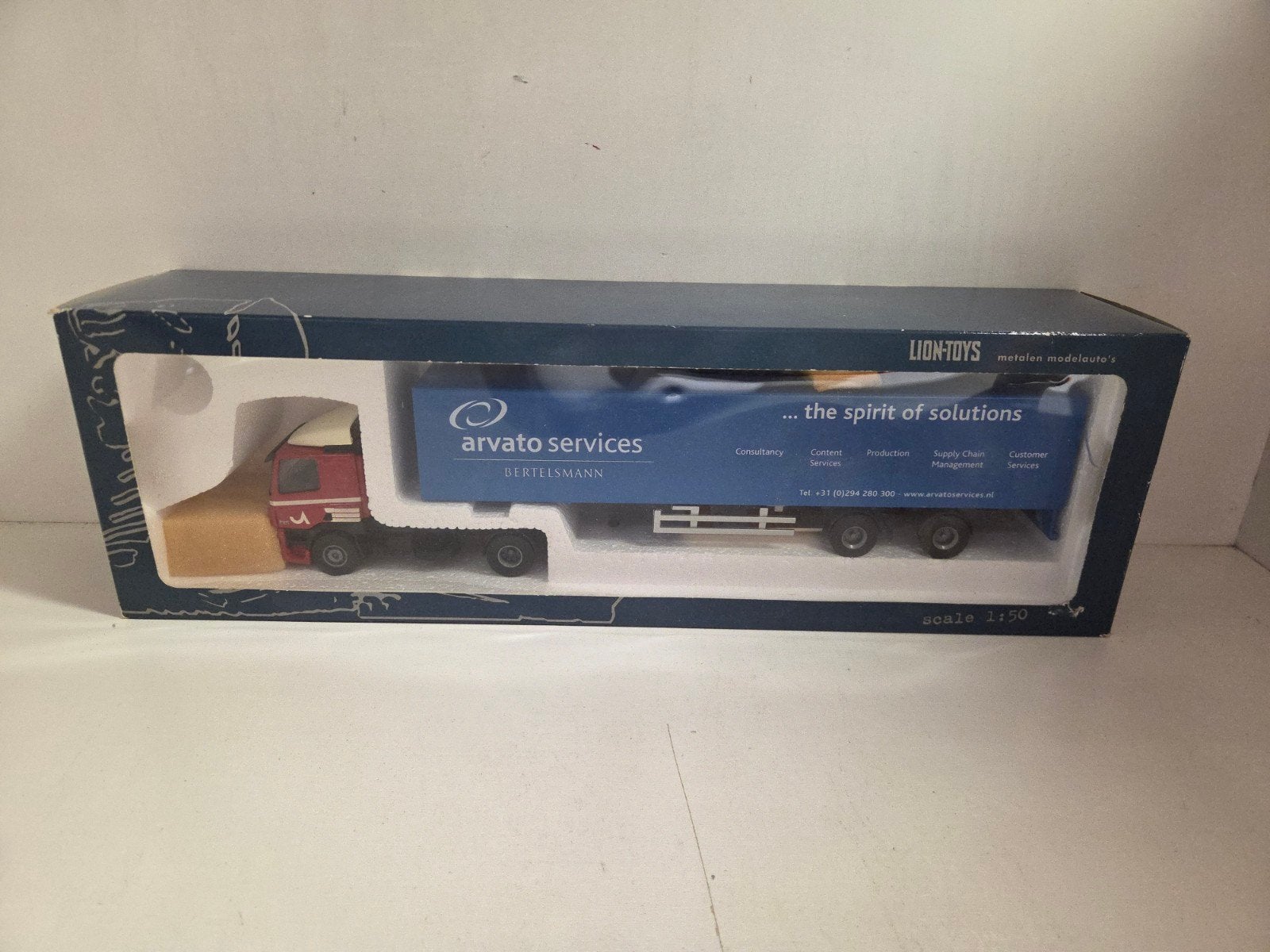 Lion Toys DAF CF Arvato Services/Bertelsmann, ., Ophalen of Verzenden, Zo goed als nieuw, .