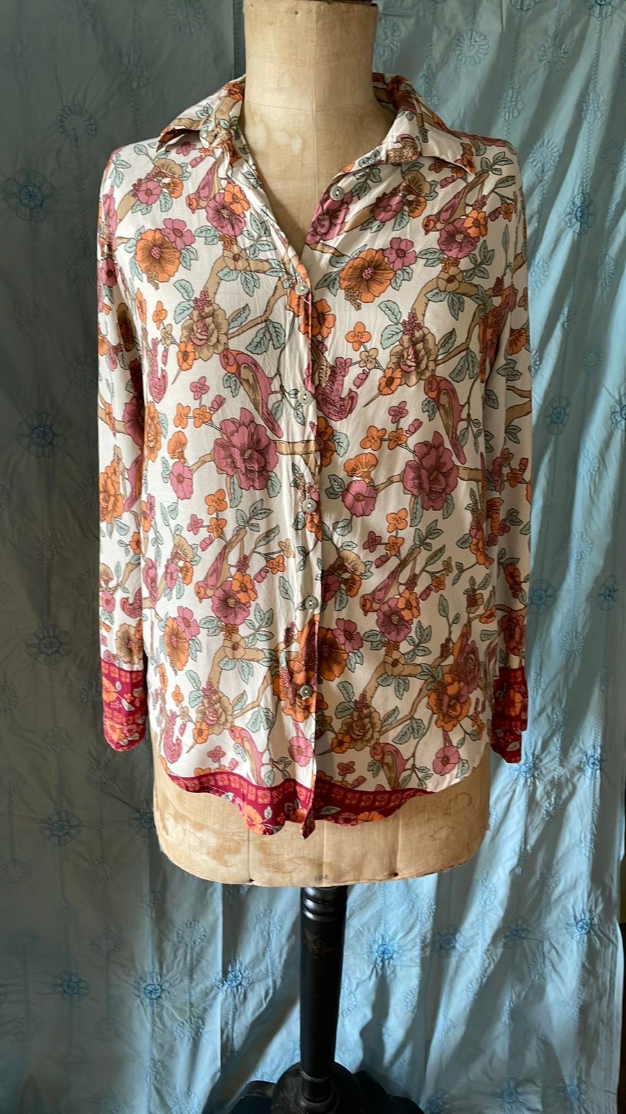 Blouse van Bindi maat S/M, Ophalen of Verzenden, Zo goed als nieuw, Maat 38/40 (M), Meerkleurig